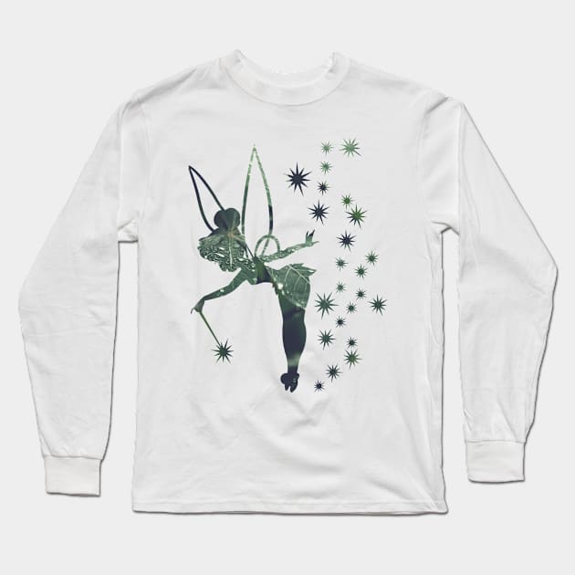 Leaf Tinkerbell Long Sleeve T-Shirt by ijsw